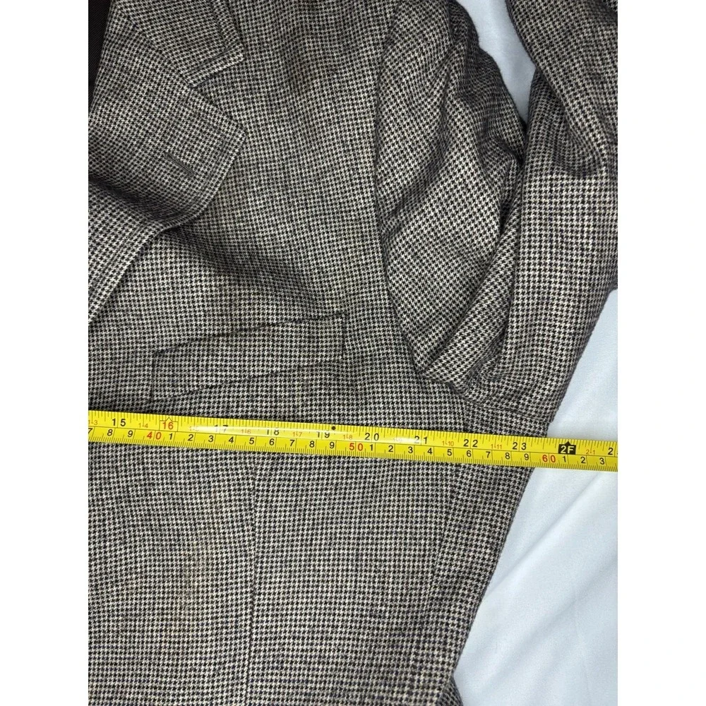 Dolce And Gabbana Men's Brown Herringbone Wool‎ Blend Sport Coat Blazer 46 Italy
